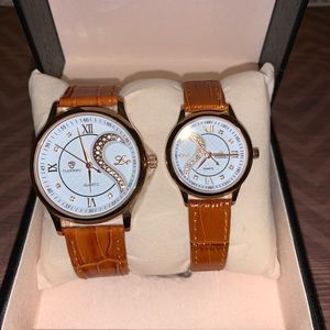 Tiannbu His & Her’s watch set ( New)